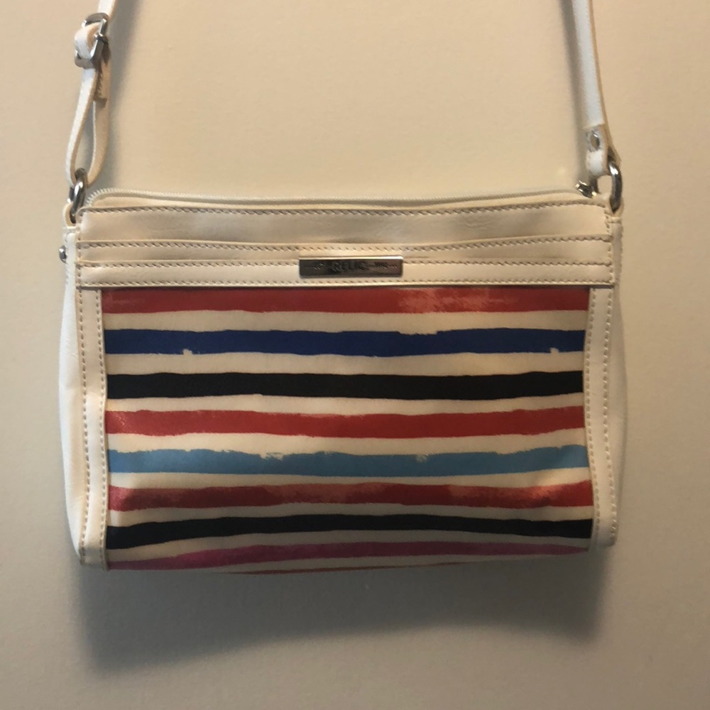 Relic striped cross body medium purse 👜